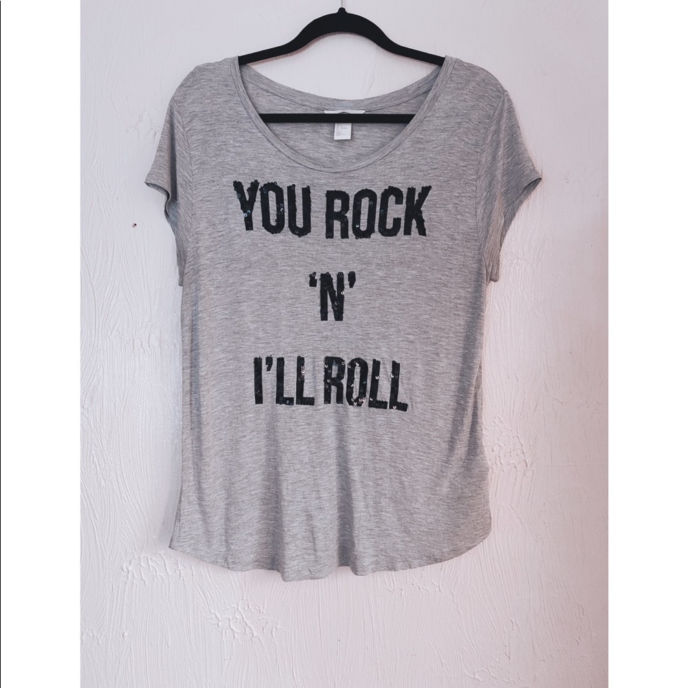 “You Rock ‘N’ I’ll Roll” H&M Tee